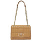 MUJER QUILTED FAKE LEATHER BAG W/ CH 120