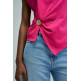 CAMISETA ASIMÉTRICA MUJER SALSA JEANS CON APLICACIÓN DORADA