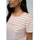CAMISETA DE RAYAS MUJER SALSA JEANS CON BRANDING
