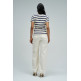 CAMISETA DE PUNTO MUJER SALSA JEANS A RAYAS