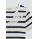 CAMISETA DE PUNTO MUJER SALSA JEANS A RAYAS