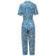 MONO MUJER  SALSA JEANS SHORT-SLEEVED PRINT JUMPSUIT