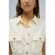 VESTIDO MUJER  SALSA JEANS SLEEVELESS SHIRT DRESS W/ NATU