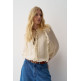 CAMISA MUJER  SALSA JEANS RUFFLE BLOUSE W/BUTTONS 3/4 SL