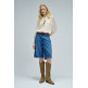 CAMISA MUJER  SALSA JEANS RUFFLE BLOUSE W/BUTTONS 3/4 SL
