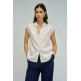CAMISA MUJER  SALSA JEANS BASIC SLEEVELESS SHIRT