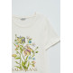 CAMISETA MUJER  SALSA JEANS FLOWER PRINT T-SHIRT
