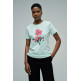 CAMISETA MUJER  SALSA JEANS FLOWER PRINT T-SHIRT