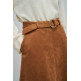 MUJER SUEDE MIDI SKIRT 930