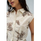 MUJER SHIRT ALL-OVER EMBROIDERY 011