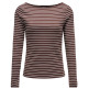 CAMISETA MUJER  SALSA JEANS LONG SLEEVE W/ STRPES AND CUFF