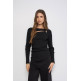 CAMISETA MUJER  SALSA JEANS LONG SLEEVE WITH NECKLINE META