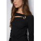 CAMISETA MUJER  SALSA JEANS LONG SLEEVE WITH NECKLINE META