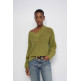 JERSEY MUJER  SALSA JEANS POINTELLE SWEATER WITH LIGHT S