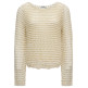 JERSEY MUJER  SALSA JEANS LONG SLEEVE KNIT WITH MESH EFF