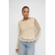 JERSEY MUJER  SALSA JEANS LONG SLEEVE KNIT WITH MESH EFF
