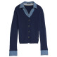 JERSEY MUJER  SALSA JEANS KNIT SWEATER WITH DENIM APPLIC
