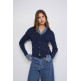 JERSEY MUJER  SALSA JEANS KNIT SWEATER WITH DENIM APPLIC