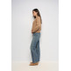  SALSA JEANS LUREX KNIT CARDIGAN WITH V-NEC