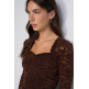 CAMISETA MUJER  SALSA JEANS LONG SLEEVE MESH