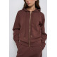 SUDADERA MUJER  SALSA JEANS BRANDING ZIPPED HOODDIE