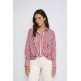 CAMISA MUJER  SALSA JEANS STRIPPED SATIN WRAP BLOUSE