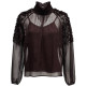 CAMISA MUJER  SALSA JEANS BLOUSE W/ INNER TOP & SLEEVE D