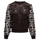 SUDADERA MUJER  SALSA JEANS SWEATSHIRT WITH 3D FLOWERS