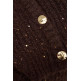  SALSA JEANS KNIT CARDIGAN WITH SEQUINS