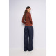 CAMISETA MUJER  SALSA JEANS LUREX KNIT LONG SLEEVE W/ FRON