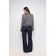 ABRIGO MUJER  SALSA JEANS TWEED JACKET WITH FRINGES