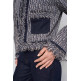 ABRIGO MUJER  SALSA JEANS TWEED JACKET WITH FRINGES