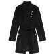 ABRIGO MUJER  SALSA JEANS GRACE WOOL COAT WITH BUTTONS