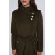 ABRIGO MUJER  SALSA JEANS GRACE WOOL COAT WITH BUTTONS