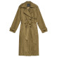 ABRIGO MUJER  SALSA JEANS FAKE SUEDE LONG TRENCH COAT