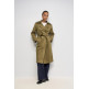 ABRIGO MUJER  SALSA JEANS FAKE SUEDE LONG TRENCH COAT