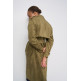 ABRIGO MUJER  SALSA JEANS FAKE SUEDE LONG TRENCH COAT
