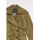 ABRIGO MUJER  SALSA JEANS FAKE SUEDE LONG TRENCH COAT