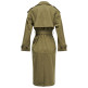ABRIGO MUJER  SALSA JEANS FAKE SUEDE LONG TRENCH COAT