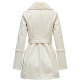 ABRIGO MUJER  SALSA JEANS DIANA LONG SHEARLING COAT