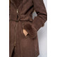 ABRIGO MUJER  SALSA JEANS DIANA LONG SHEARLING COAT
