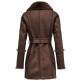 ABRIGO MUJER  SALSA JEANS DIANA LONG SHEARLING COAT