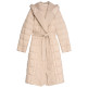 ABRIGO MUJER  SALSA JEANS LONG PUFFER WITH WOOL SCARF