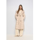 ABRIGO MUJER  SALSA JEANS LONG PUFFER WITH WOOL SCARF