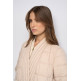 ABRIGO MUJER  SALSA JEANS LONG PUFFER WITH WOOL SCARF