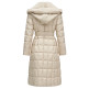ABRIGO MUJER  SALSA JEANS LONG PUFFER WITH WOOL SCARF