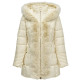ABRIGO MUJER  SALSA JEANS LONG PUFFER COAT WITH FRONT FU