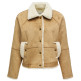 ABRIGO MUJER  SALSA JEANS FAKE SUEDE SHORT SHEARLING