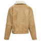 ABRIGO MUJER  SALSA JEANS FAKE SUEDE SHORT SHEARLING