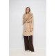 ABRIGO MUJER  SALSA JEANS GRACE WOOL COAT WITH FUR